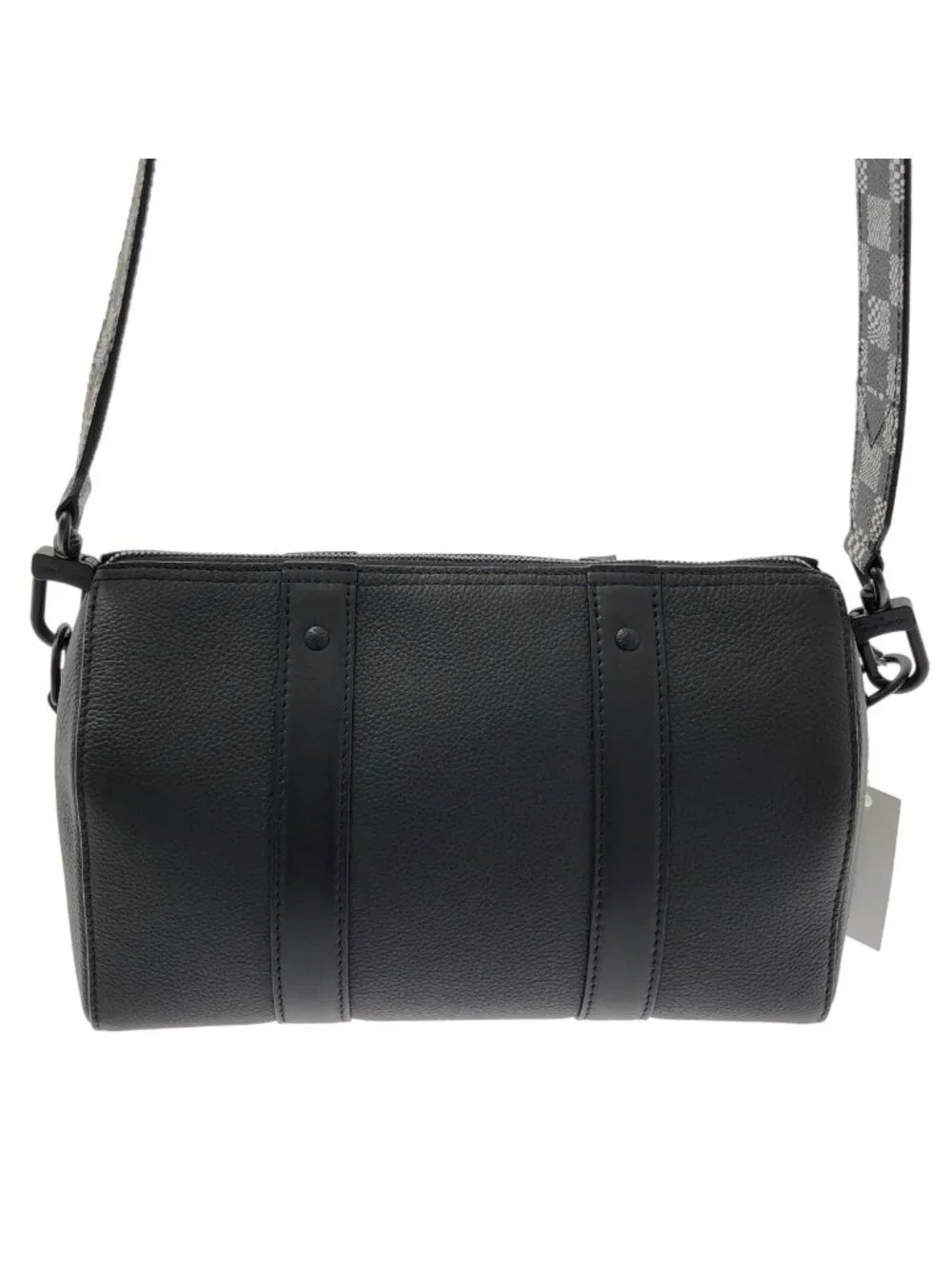 Louis Vuitton Damier Distended City Keepall Shoulder Bag Black